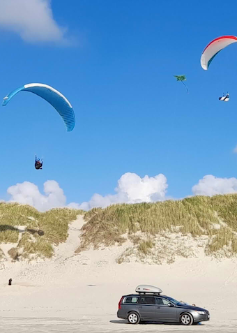 Paragliding trin 1  - Klik for at tilmelde dig